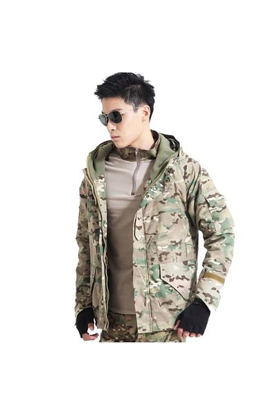 ARDSU Мъжко яке HAN wild camouflage, ветроустойчиво тактическо яке,