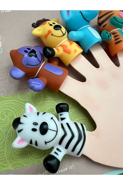 alpmodel Cute Animals Finger Puppet 5 Pieces 5 cm