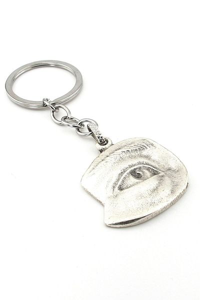 Solfera All Seeing One Eye Antique Metal Keychain Kc204