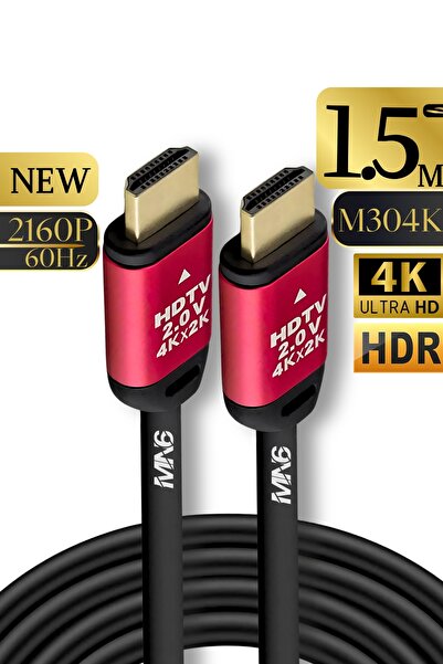 MN6 M304K 4k hdmi kablo/hdmi kablo 1.5 Metre-HDR-HDTV2.0-3D-24K gold-Plated c...