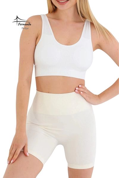 Fernanda Special Series Military Chest Tulip Depression Sports Casual Crop Toparlayıcı