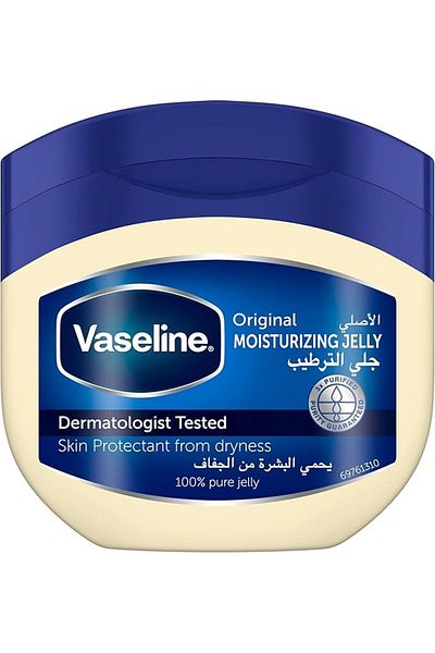 Vaseline الفازلين المرطب للبشرة الجافة، الأصلي، لعلاج تلف الجلد، 450 مل