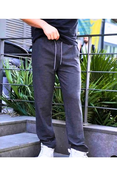 EydaMoon Ανδρικό φαρδύ παντελόνι Loose Fit Loose Leg 4 Seasons