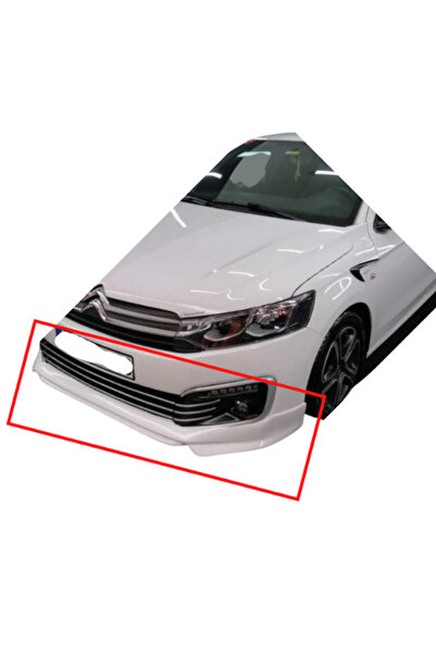 TÜRKSET C-ELYSEE MAKYAJLI KASA İÇİN 2018 ÜZERİ ÖN TAMPON EKİ (( BOYASIZ )) ((...