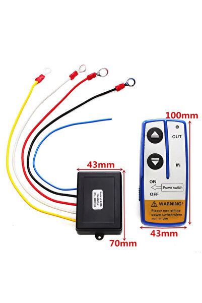 SONREYON 24 VOLT VİNÇ UZAKTAN KUMANDA SETİ ( TEK KUMANDALI )