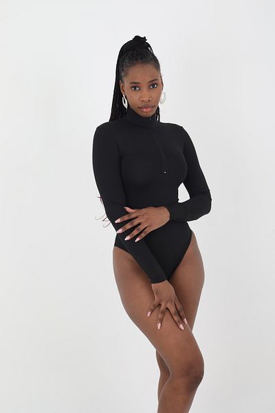 Viskosa Φορμάκι με φερμουάρ Scuba Crepe Fabric Retractor