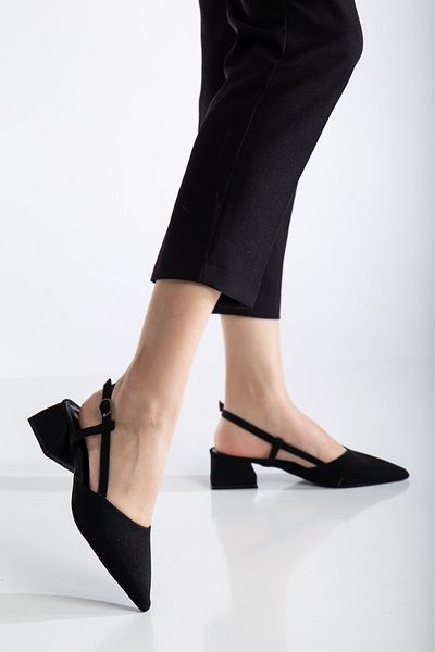 AYENDE MODA Pantofi de damă cu toc bloc scurt