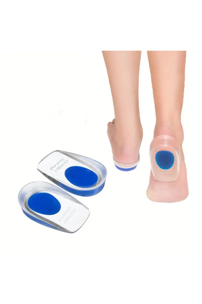 RED KİTCHEN وسادة جل مخفية مع كعب من السيليكون - نعل داخلي لتقويم العظام ونتوءات الكعب