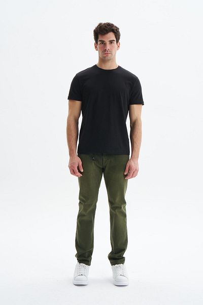 Arma Men's Khaki Jean Slim Fit Slim Fit Lycra Stretch Jeans K9Ppd0520