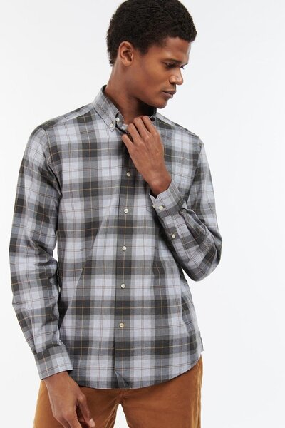 Barbour Wetherham Tailored Gömlek Tn86 Greystone