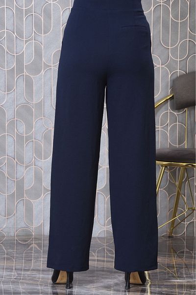 MİSLİNE Copy - Women's Lycra Palazo Trousers Velcro Closure Large Size New Season
