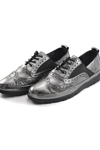 Ernas L21 Справжня шкіра Сірий Оксфорд Ортопедичний Повсякденний Жіночий робо...