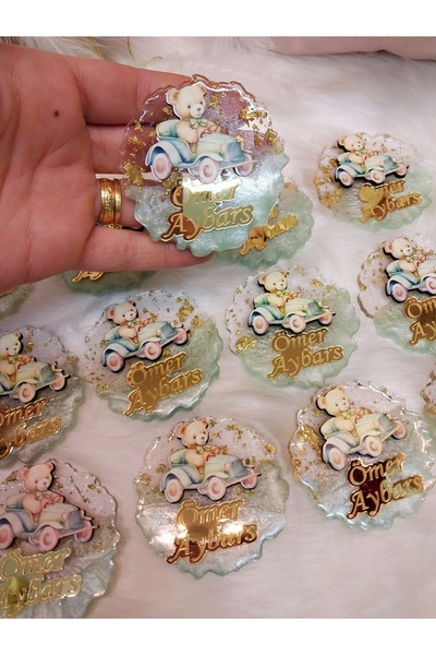 ARMAGAN BEBEK NİKAH ŞEKERİ Bebek Epoksi Magnet