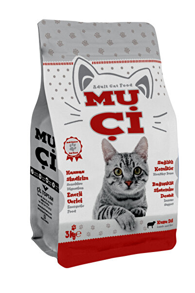 Muçi Kuru Kedi Maması Kuzu Etli 3 Kg