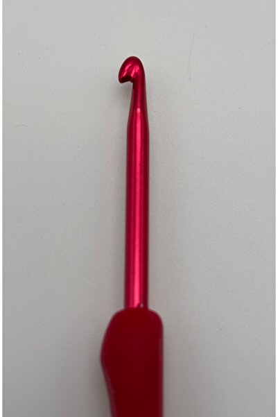 kumasfabrik Shuma 3,5mm Silikon Saplı Tığ+Makas+5 Adet İlmek işaretleyici +2 Adet Plastik İğne