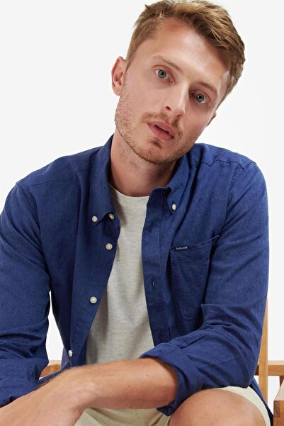Barbour Nelson Tailored Gömlek In32 Indıgo