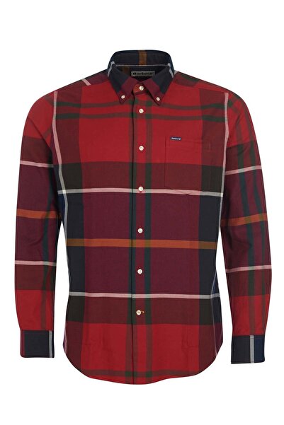 Barbour Erkek Dunoon Tailored Gömlek Re52 Red