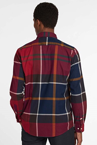 Barbour Erkek Dunoon Tailored Gömlek Re52 Red