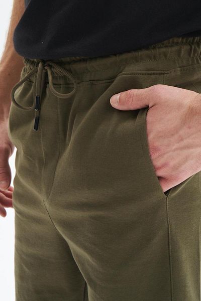 Arma Ανδρικό σορτς Khaki Regular Fit Basic Single Jersey 100% βαμβακερό σορτς με τσέπες στο πλάι και στην πλάτη 29504279302
