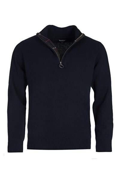 Barbour Holden Half Zip Kazak Ny91 Navy