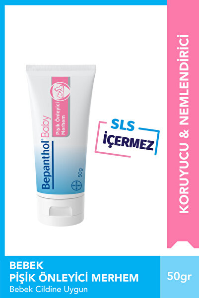 Bayer Baby Pişik Önleyici Merhem 50gr ( Sls, Parfüm Içermez )