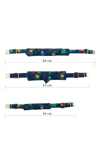 Elvellon Uyumlu Bandanalı Köpek Tasması – 3 Boy, 8 Desen Seçeneği | Dayanıklı ve Şık
