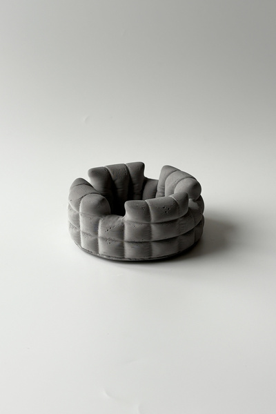 sin istanbul Gray Pouf Ash Tray