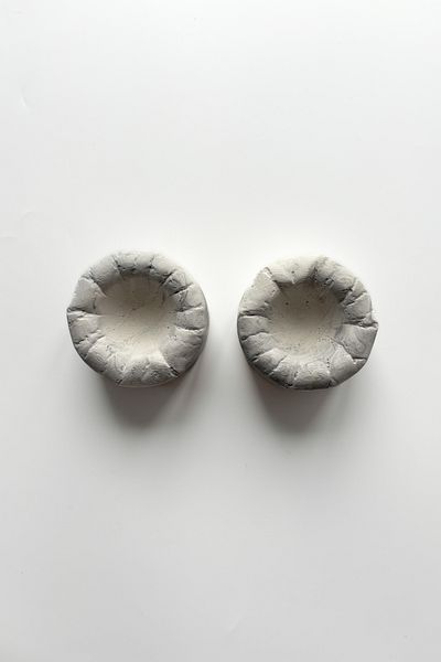 sin istanbul Marble Patterned 2-Piece Pouf Egg Bowl