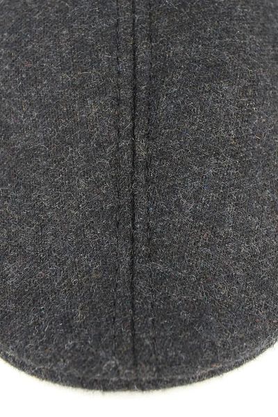BAW COMPANY Men's Cap Cashmere Wool Black Winter Ear Hat