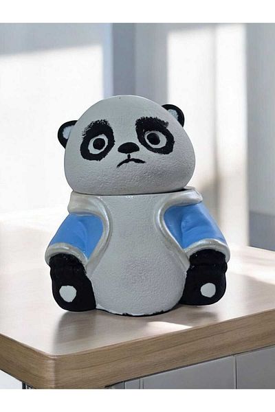 GLOBELUX Scrumieră și bibelorie cu design decorativ de lux Panda și câine (1 buc)