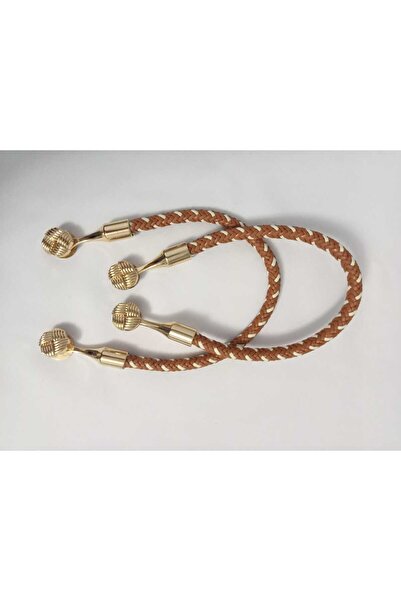 hobi duragı 44 cm Örgülü  Deri Görünümlü Çanta Sapı