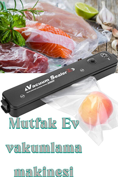 ESENLİWE Mutfak Ev Vakumlama Makinesi Gıda Koruma Plastik Torbalar Mühürleyen...