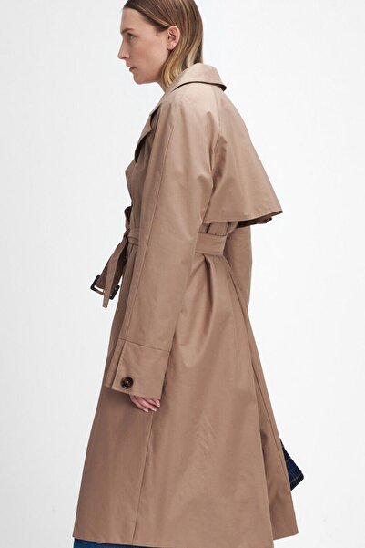 Barbour Gwyn Showerproof Ceket Be32 Honey-muted Cabernet Tartan