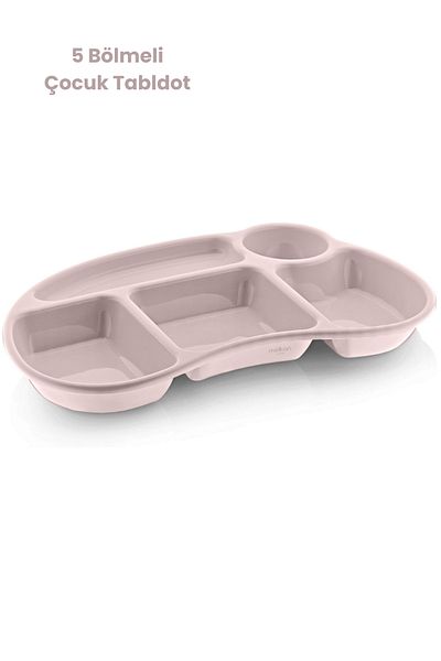 Melkan Home Children's Food Chart - Kindergarten & Nursery Breakfast and Food Plate Powder Tabildot