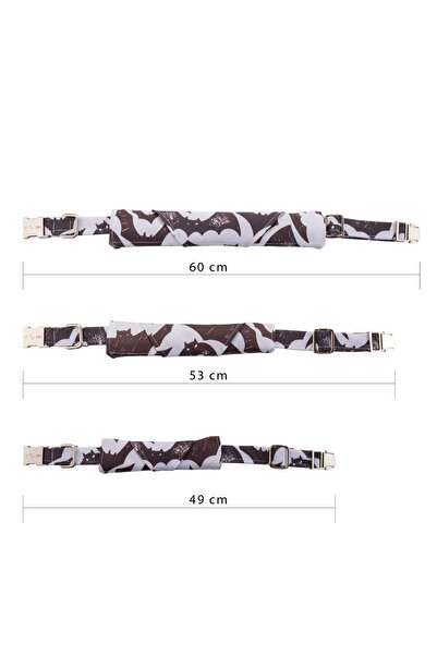 Elvellon AirTag Uyumlu Bandanalı Köpek Tasması – 3 Boy, 8 Desen Seçeneği | Dayanıklı ve Şık