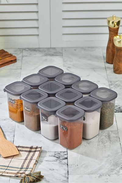HopeWay Home 12-Piece Spice Jar Set with Leak-Proof Lid - (Label Gift)!!)
