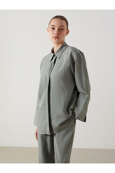 LC Waikiki Modal Blended Oversize Women's Shirt Tunic
