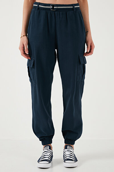 Lela Стандартні бавовняні джоггер-штани з еластичним поясом і гумкою на штанинах ШТАНИ 668YP5045