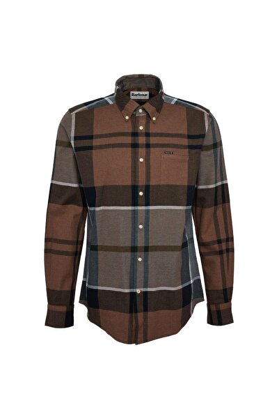 Barbour Erkek Dunoon Tailored Gömlek TN65 Cedarwood