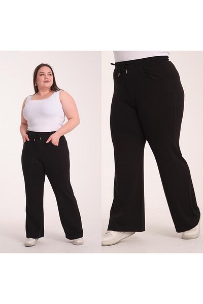 SERRAXXL Palazzo (Oysho) Fabric Large Size Pants
