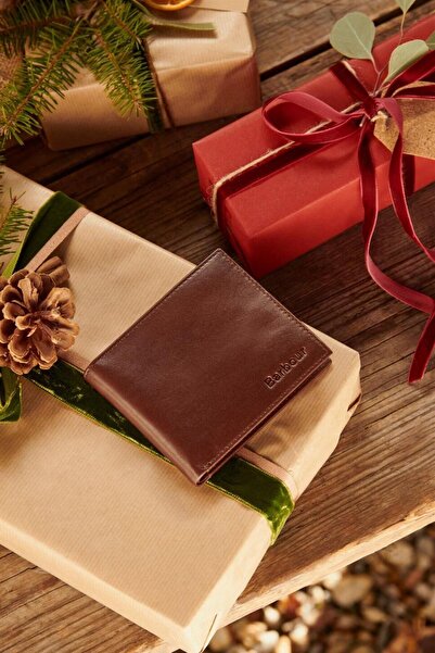 Barbour Colwell Gerçek Deri Billfold Cüzdan Br52 Brown-classic Tartan