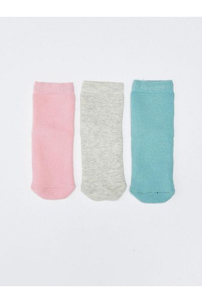 LC Waikiki Basic Baby Girl Towel Socks 3-Piece (W2)