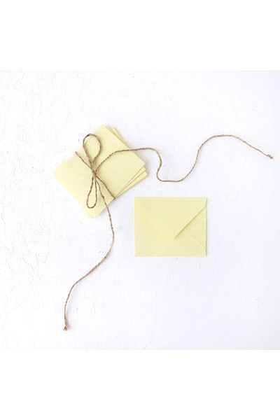 Siloin Rom Tiny Envelope 10 Pcs (Light Yellow) Romshp
