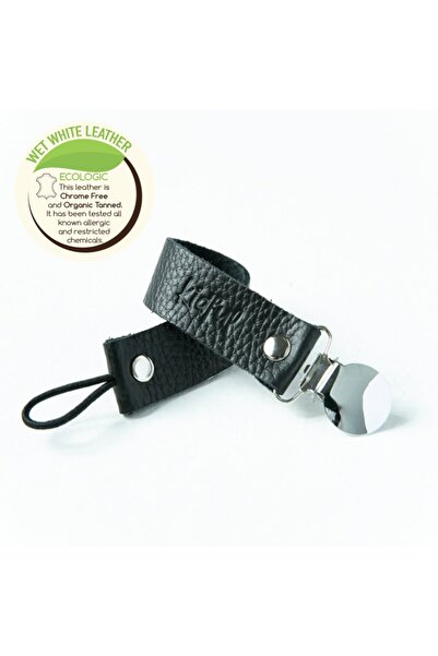 NW NessiWorld Kidful Vegetable Dyed Pacifier Strap Charcoal
