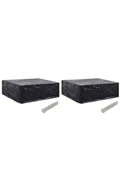 vidaxl Garden Furniture Covers 2 pcs 8 Eyelets 250x210x90 cm