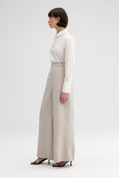 Touché Privé Kupra-Hose mit hoher Taille