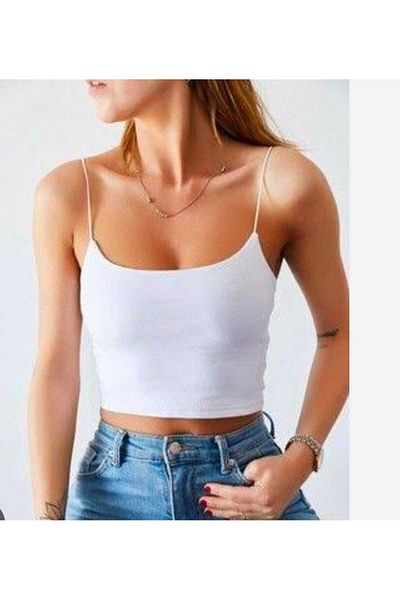 Zulu Γυναικεία Strappy Crop Top Μπλούζα