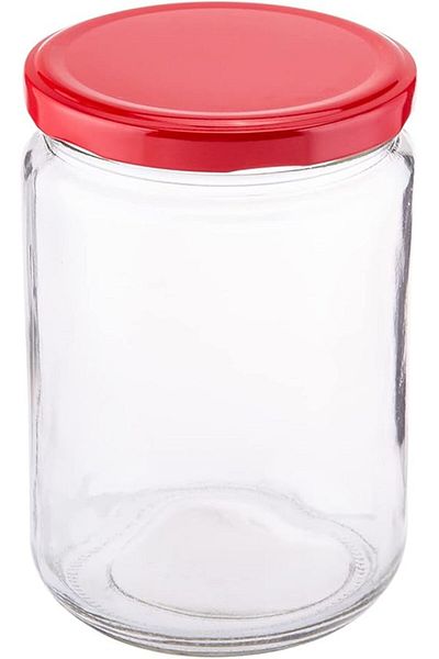 AKDC Glass Bottle L(8CM) XW(8CM) XH(13CM) Multicolour