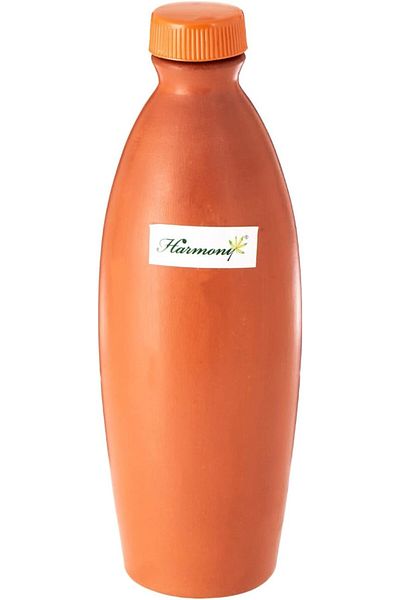 AKDC Round Bottled 8Cm X 9Cm X 27Cm Orange/Tangerine