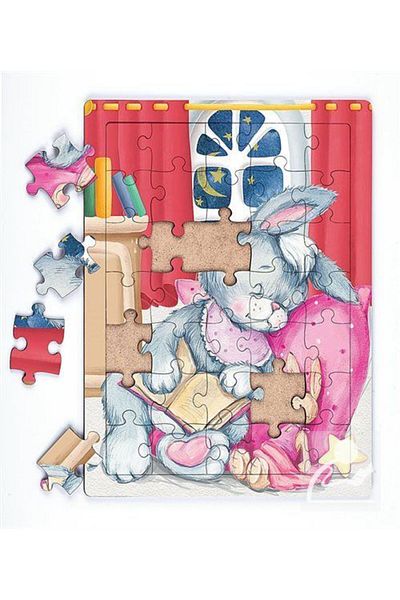 King Of Puzzle بازل خشبي قبل النوم 35 قطعة (xxxv-27)